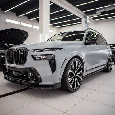 BMW X7 カーボンファイバー ボディキット X7 カーボンファイバー フロント リップディフューザー スポイラー フード サイドスカート ワイドボディキット