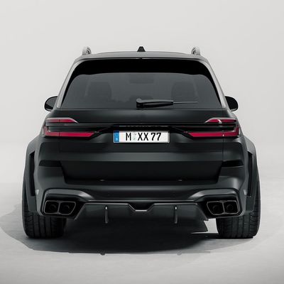 BMW X7 カーボンファイバー ボディキット X7 カーボンファイバー フロント リップディフューザー スポイラー フード サイドスカート ワイドボディキット