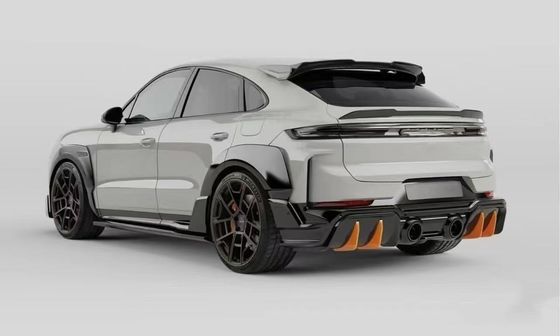 2018年 - 2024年 ポルシェ・カイエーン カーソリーキット THスタイル ディフューザー スポイラー フード カーホイールアーチ