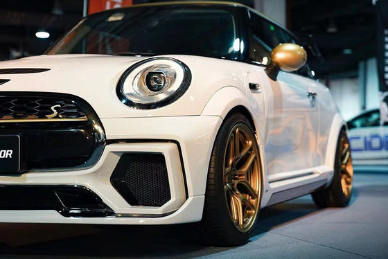 BMW MINI カーボンファイバーボディキット ミニアップグレード ASP スタイル フロントとバック バンパー サイドスカート スポイラー ワイドボディキット