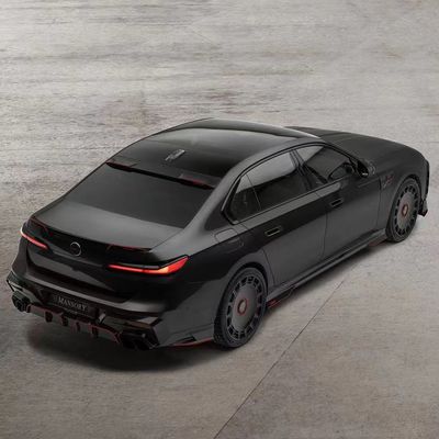 BMW 7シリーズ カーボンファイバーボディキット 7シリーズ アップグレードされたMSYスタイルのカーボンファイバーフロントリップディフューザー スポイラーボディキット