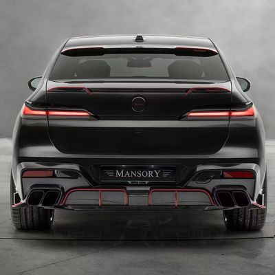 BMW 7シリーズ カーボンファイバーボディキット 7シリーズ アップグレードされたMSYスタイルのカーボンファイバーフロントリップディフューザー スポイラーボディキット
