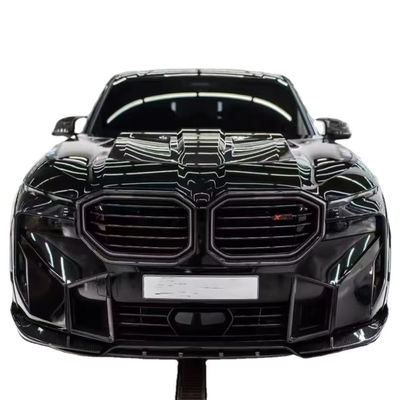 BMW XM カーボンファイバー ワイドボディ キット XM アップグレード RNG スタイル カーボンファイバー フロント リップ ディフューザー 輪アーチ スポイラー フード ワイドボディ