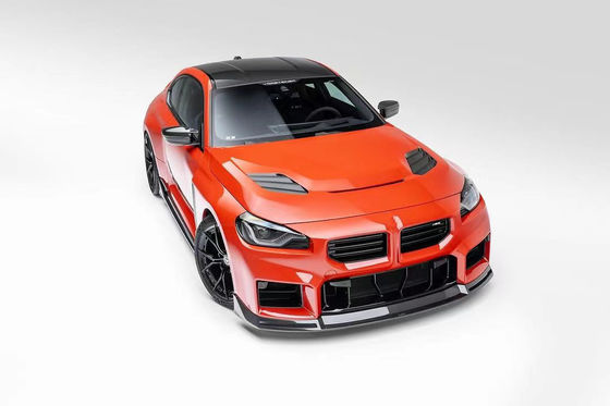 BMW M2 カーボンファイバー ボディキット M2 改良されたVors様式 カーボンファイバー フロント リップ ディフューザー スポイラー フード サイドスカート