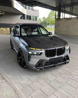 BMW X7 カーボンファイバー フード X7 改良された LD スタイルのカーボンファイバー フード エンジンカバー ボディキット
