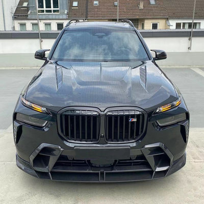 BMW X7 カーボンファイバー フード X7 改良された LD スタイルのカーボンファイバー フード エンジンカバー ボディキット