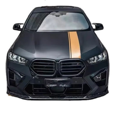 BMW X5M X6M カーボンファイバー ボディキット X5M X6M カーボンファイバー フロント リップディフューザー スポイラー サイドスカート フード