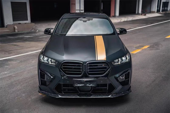 BMW X5M X6M カーボンファイバー ボディキット X5M X6M カーボンファイバー フロント リップディフューザー スポイラー サイドスカート フード