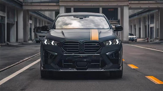 BMW X5M X6M カーボンファイバー ボディキット X5M X6M カーボンファイバー フロント リップディフューザー スポイラー サイドスカート フード
