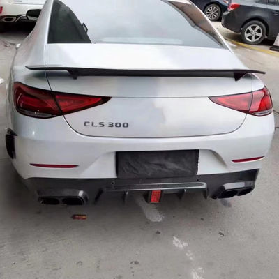 販売2018-2022年 メルセデス CLS300 CLS350 W257 カーボンファイバーボディキット CLS カーボンファイバー フロントスクープ スポイラー 後部ディフューザー