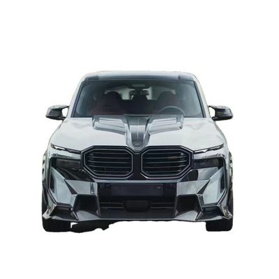 XM BMW ボディキット MSYスタイル カーボンファイバー フロント バンパー エアスポイラー フード ワイドボディキット