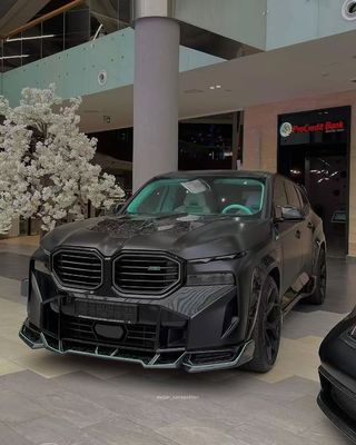 XM BMW ワイドボディキット カーボンファイバー フロントリップスポイラー 黒 BMW サイドスカート 輪弧