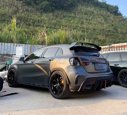ホットセール Gla45 Gla260 X156 カーボンファイバーボディキット Gla45 カーボンファイバーバックディフューザー 2014-2019