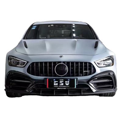 メルセデス AMG GT50 53 63 カーボンファイバー ボディキット AMG GT50 53 63 アップグレードされたトップスタイル カーボンファイバー フロント リップディフューザー スポイラー