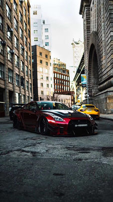 熱い2022 製品 GTR R35wide ボディキ ボディキット 日産 GTR R35 フロントとリア バンパースポイラー