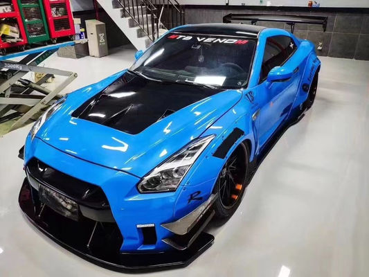 熱い2022 製品 GTR R35wide ボディキ ボディキット 日産 GTR R35 フロントとリア バンパースポイラー