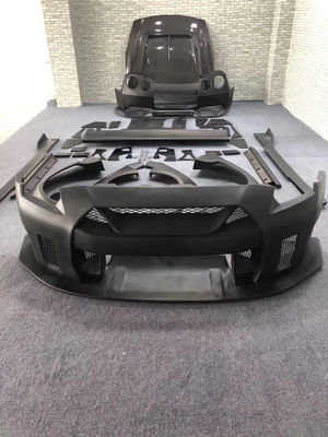 熱い2022 製品 GTR R35wide ボディキ ボディキット 日産 GTR R35 フロントとリア バンパースポイラー