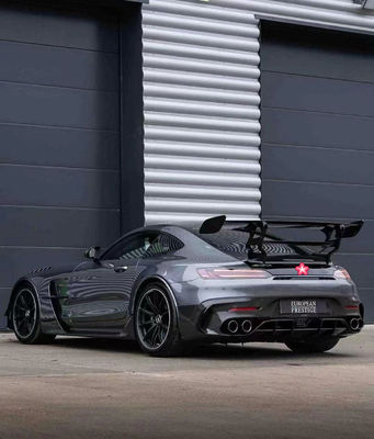 メルセデス AMG GT GTC GTS ボディキット AMG GT アップグレードされたブラックシリーズ スタイル 前後 バンパー スポイラー フード ボディキット