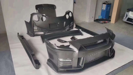 200MM ニッサン Gtr ボディキット 2008 - 2020 ニッサン フロント バンパー バンパー マシンカバー スポイラー