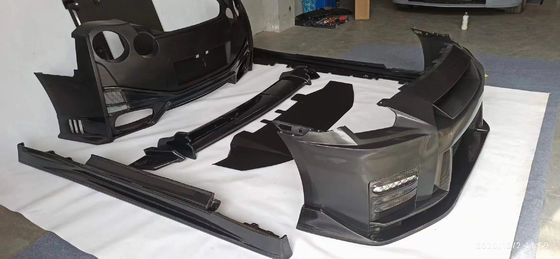 200MM ニッサン Gtr ボディキット 2008 - 2020 ニッサン フロント バンパー バンパー マシンカバー スポイラー