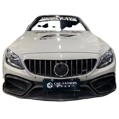 メルセデス W205 AMG C63 クーペ カーディセット C63 クーペ IMP スタイルのアップグレードされたフロントバンパー