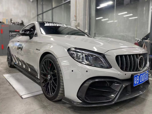 メルセデス W205 AMG C63 クーペ カーディセット C63 クーペ IMP スタイルのアップグレードされたフロントバンパー