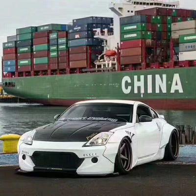 350Z ニッサン ボディキット 樹脂繊維 バンパー 後部ディフューザー オート フロントスポイラー サイドスカート