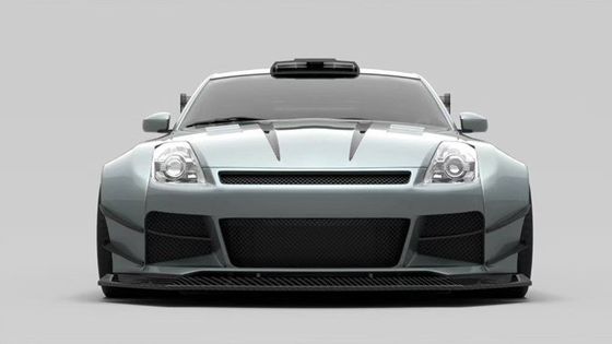 エアナイフ FRP 日産 350z ワイドボディキット サイドスカート OEM フロントとバックバンパー