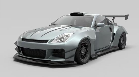 エアナイフ FRP 日産 350z ワイドボディキット サイドスカート OEM フロントとバックバンパー