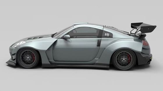 エアナイフ FRP 日産 350z ワイドボディキット サイドスカート OEM フロントとバックバンパー