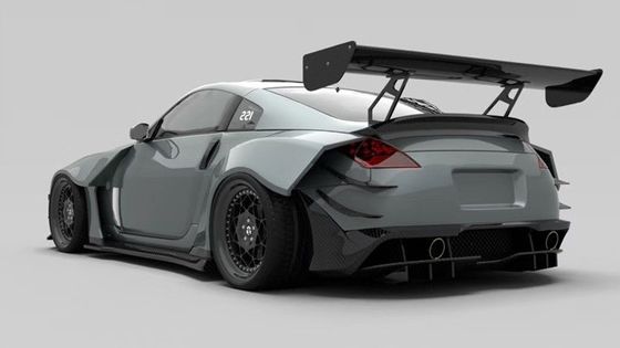 エアナイフ FRP 日産 350z ワイドボディキット サイドスカート OEM フロントとバックバンパー