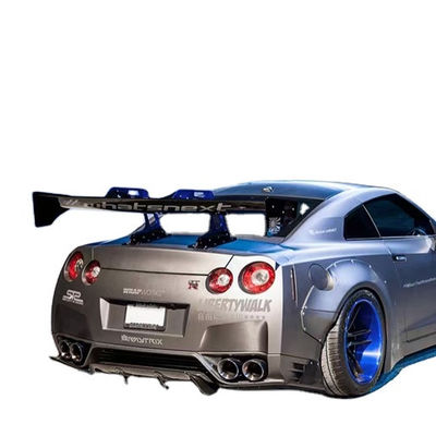 シルバー GTR ニッサン ボディキット LBスタイル スポイラー カー ダックテールフィン ボディキット スポイラー