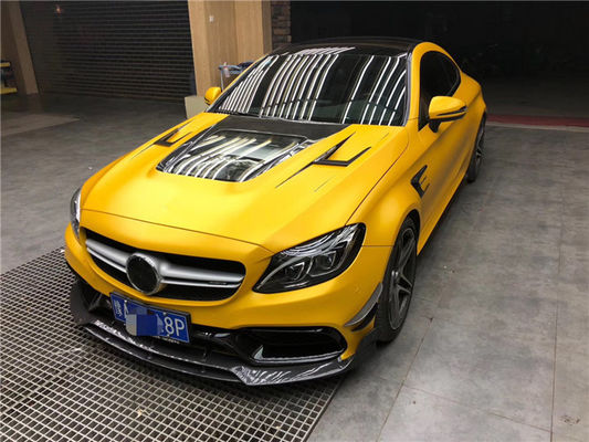 カーボンファイバーカバー ベンツC63クーペ カーボンファイバー素材 C63 カーボンファイバーフード フード エンジンフード