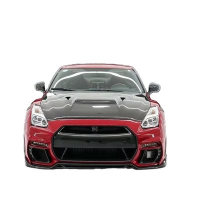 GTR R35 ニッサン ボディキット カーボンファイバー KPスタイル バンパースポイラー フロントワイドボディキット