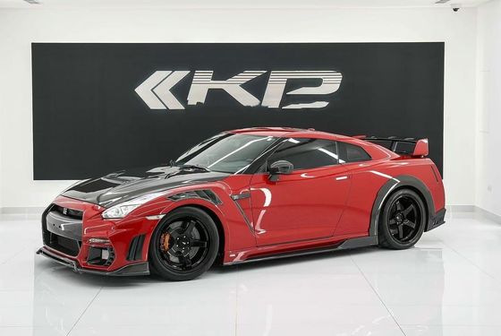 GTR R35 ニッサン ボディキット カーボンファイバー KPスタイル バンパースポイラー フロントワイドボディキット
