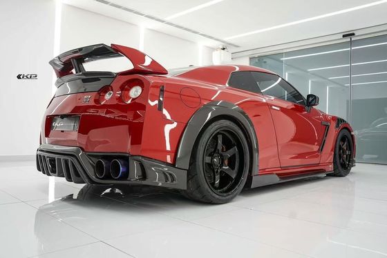 GTR R35 ニッサン ボディキット カーボンファイバー KPスタイル バンパースポイラー フロントワイドボディキット