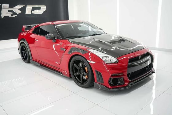 GTR R35 ニッサン ボディキット カーボンファイバー KPスタイル バンパースポイラー フロントワイドボディキット