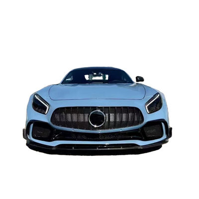 メルセデス AMG GT ボディキット AMG GT アップグレードされたPDスタイルのフロントバンパーディフューザースポイラーボディキット