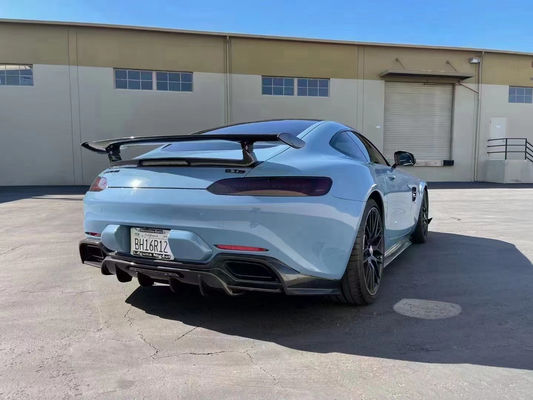 メルセデス AMG GT ボディキット AMG GT アップグレードされたPDスタイルのフロントバンパーディフューザースポイラーボディキット