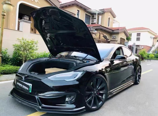 テスラモデルSボディキット モデルSアップグレードされたPDスタイル フロントとリア バンパースポイラーボディキット