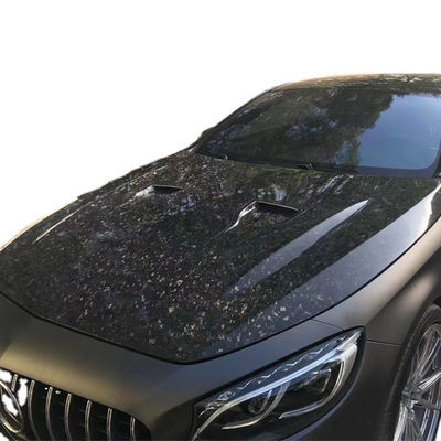 ベンツ W217 Sクラスクーペ カーボンファイバーカバー カーソリー W217 改良されたMSYスタイル マシンカバー