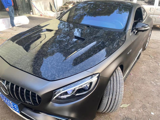 ベンツ W217 Sクラスクーペ カーボンファイバーカバー カーソリー W217 改良されたMSYスタイル マシンカバー
