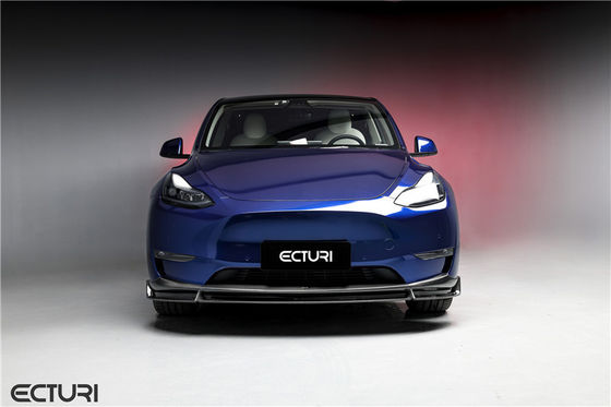 自動車部品 テスラ用カーボンファイバーボディキット モデルY モデルY 改良されたエクトリスタイル フロントショベルディフューザー スポイラーボディキット
