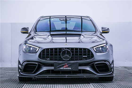 メルセデス E63S E63s カーボンファイバー フロントスクープ ディフューザー スポイラー カーボンファイバー フード