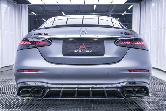 メルセデス E63S E63s カーボンファイバー フロントスクープ ディフューザー スポイラー カーボンファイバー フード