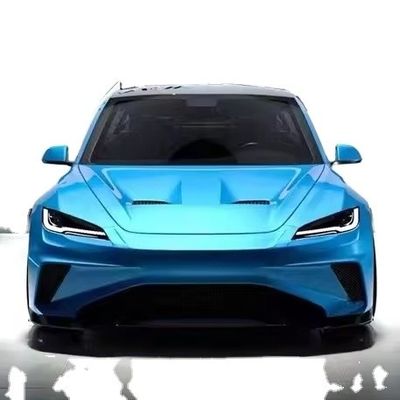 2024 修理 テスラ ボディキット カーボンファイバーモデル3 スポイラー ロボットスタイル フロント・アンド・リア・バンパー
