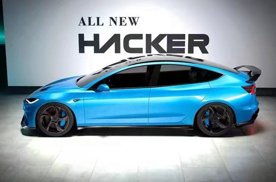 2024 修理 テスラ ボディキット カーボンファイバーモデル3 スポイラー ロボットスタイル フロント・アンド・リア・バンパー