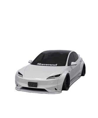 2020- テスラ ボディキット 樹脂繊維 LBスタイル テスラ モデル 3 スポイラー フロント リップ ディフューザー