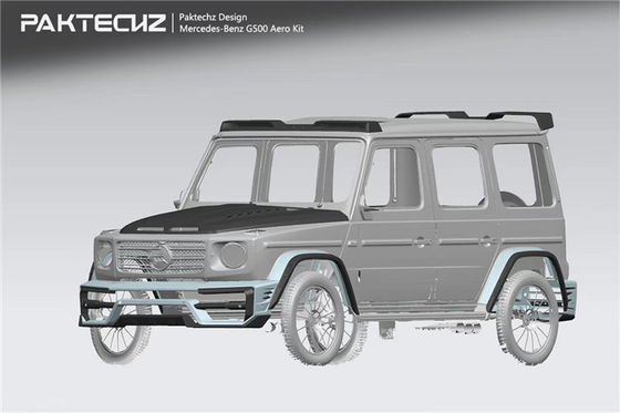 メルセデス W464 G500 G63 カーソリーキット W464 G500 G63 パクテックズ様式のアップグレードされた前後バンパーフード