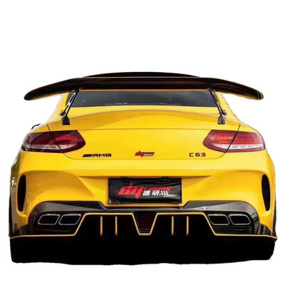 メルセデスC63クーペ カーボンファイバースポイラー W205 C63 C63S 改良されたIMPスタイルのGTテイルスポイラー